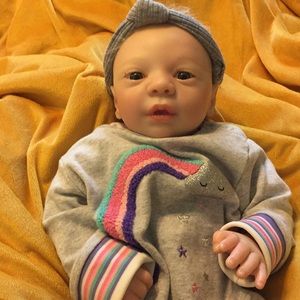 Reborn baby girl doll.